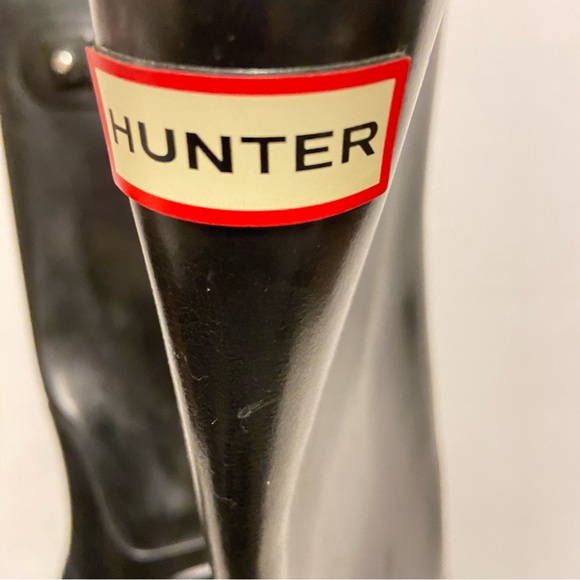 Hunter Original Tall Rain Boot in Dark Blue Size 9 - Picture 5 of 9